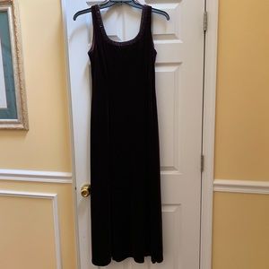 J. R. Nites by Caliendo Plum Velvet Dress SZ 14